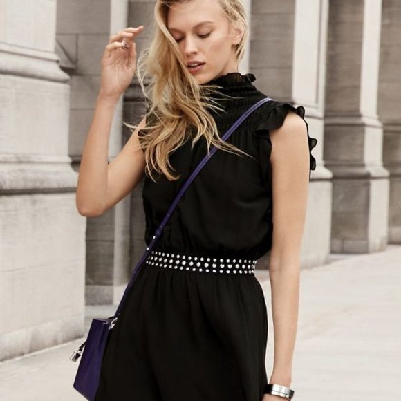 Michael Kors Dresses & Skirts - Michael Kors - Studded Ruffled Chiffon Dress